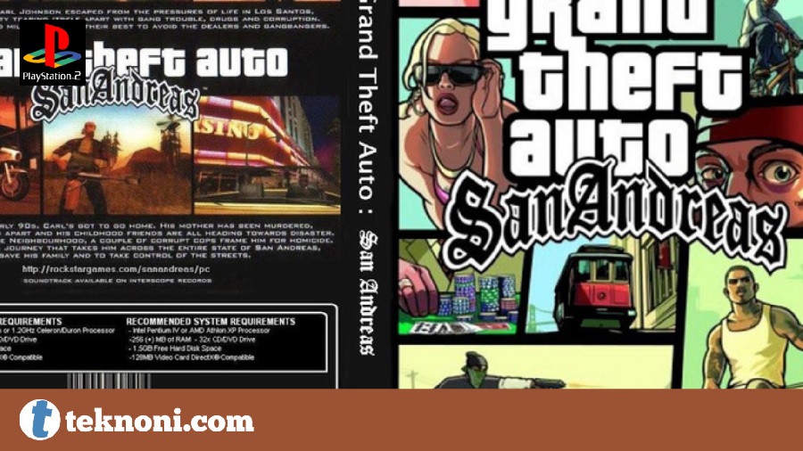 Game PS2 Terbaik: GTA San Andreas 2004